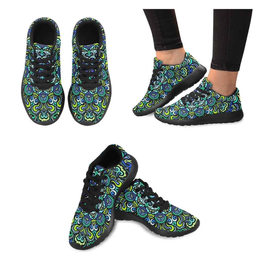 Synchronicity Mandala Kid’s Shoes
