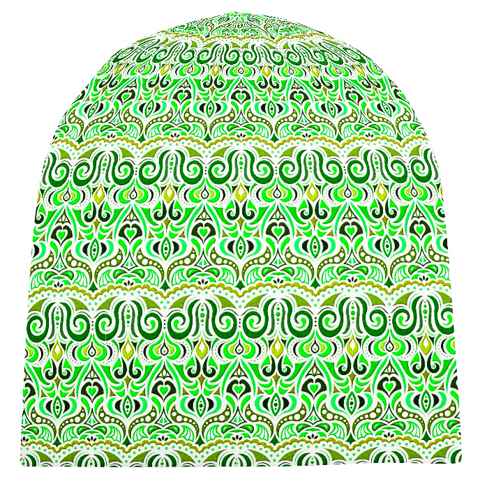 Green - Chartreuse Velvet Hat