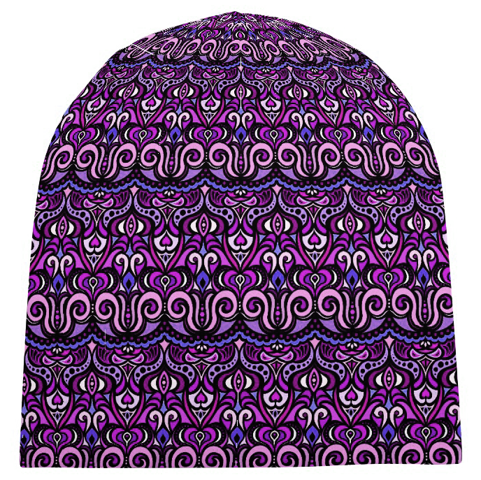 Pink - Purple - Fuchsia Velvet Hat