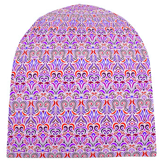 Pink - Purple - Red Velvet Hat