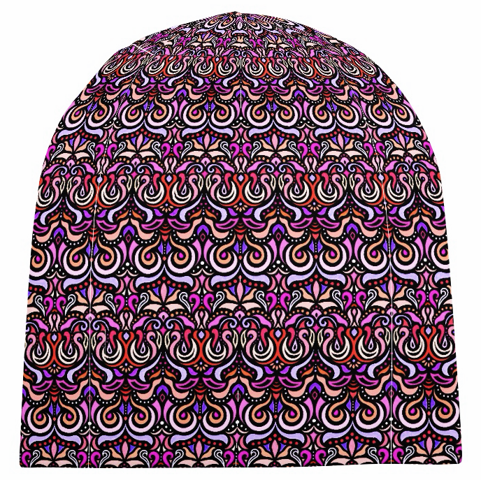 Pink - Purple - Red Velvet Hat